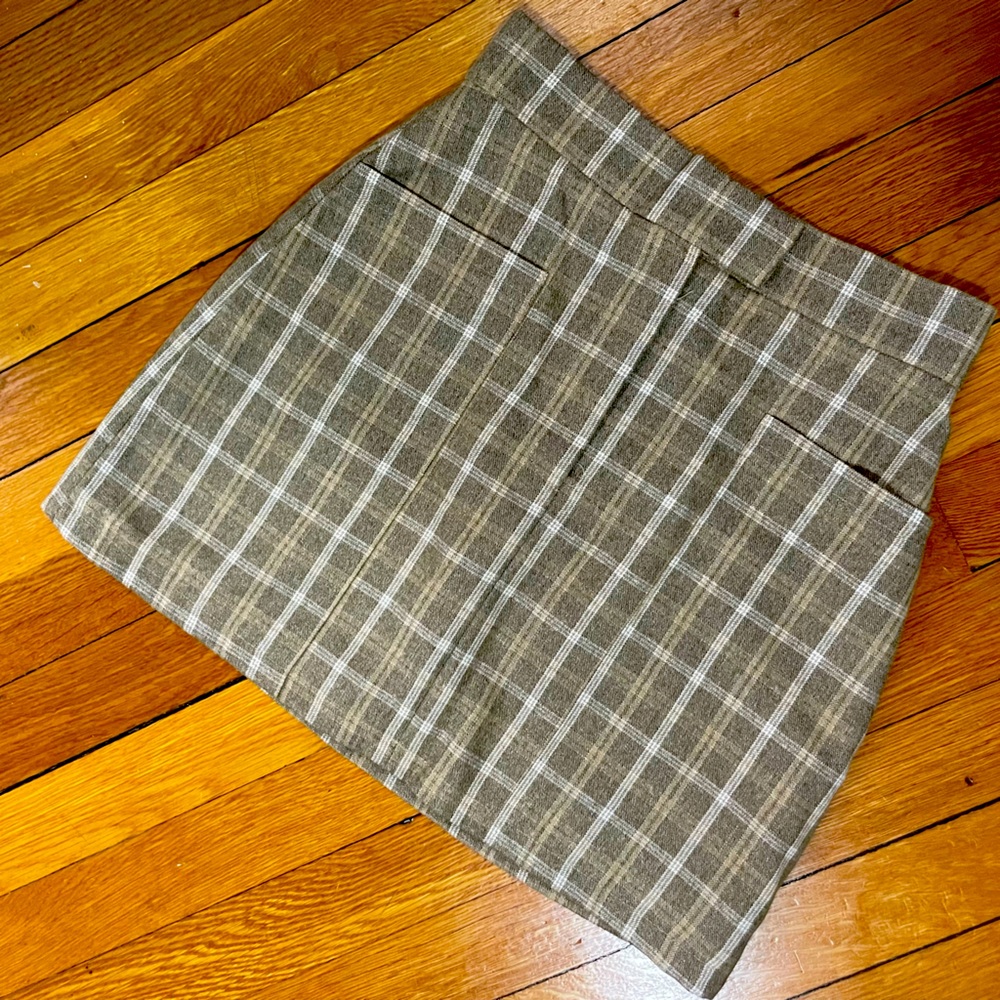 Plaid Mini Skirt